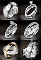 Обручальные кольца Damiani